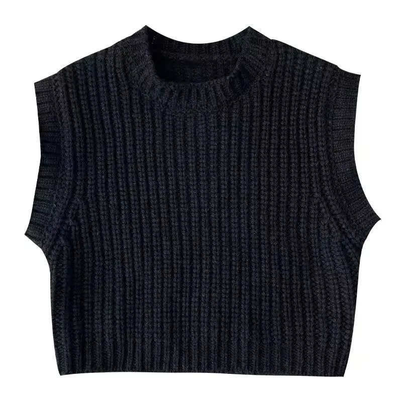 Children's Thick Stripe Thickened Wool Vest Pullover Sweater For Boys And Girls view 5