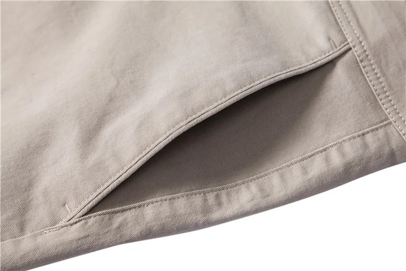 Men's Breathable Business Thickened Cotton Casual Pants view 29