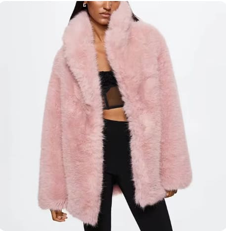 Artificial Fur Warm Coat Thick Coat Women view 12
