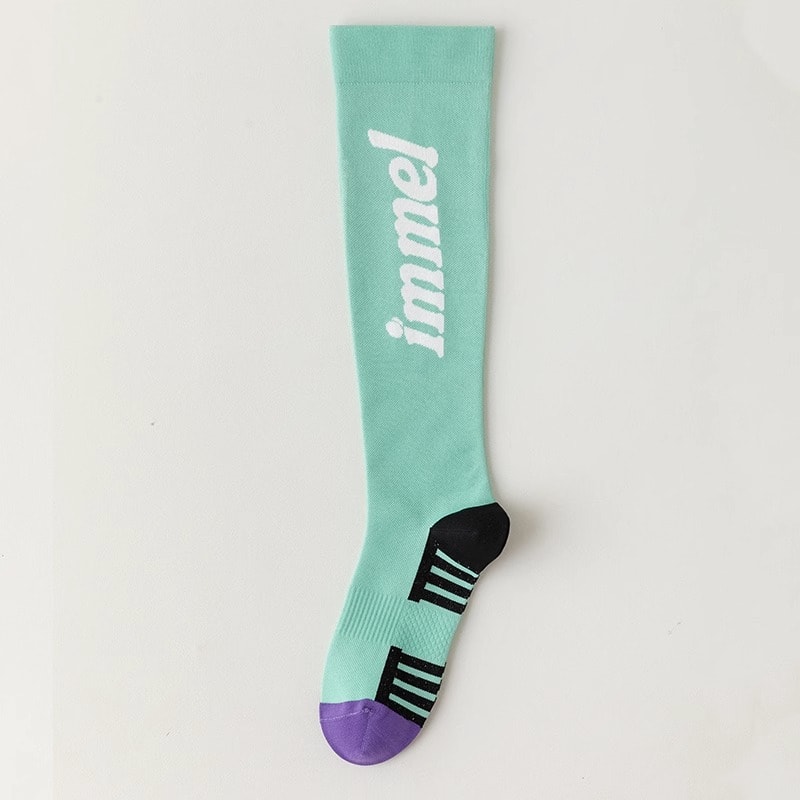 Sports Muscle Compression Socks Women's Elastic Long view 6