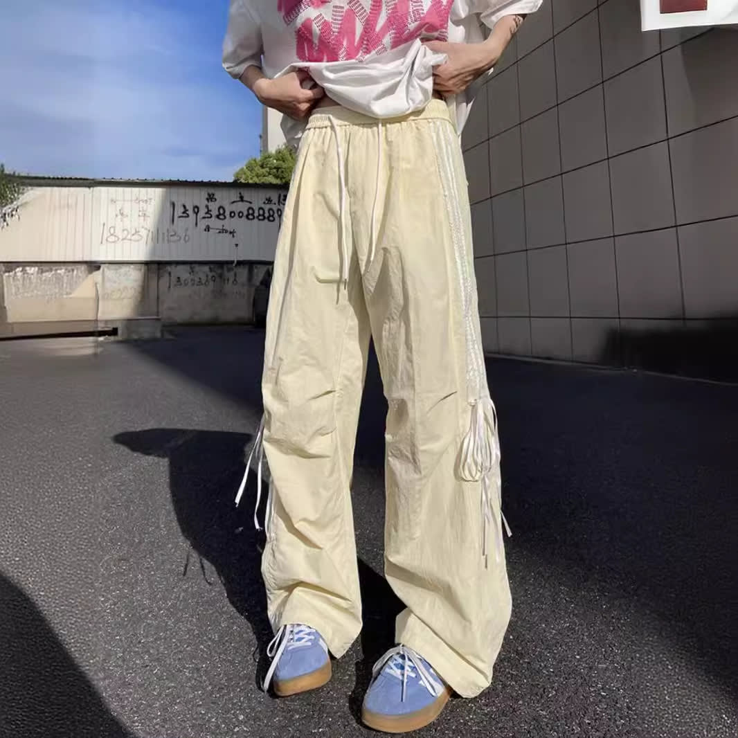 Quick-drying Three-bar Pants Niche Straight Loose Casual Sports Pants view 7