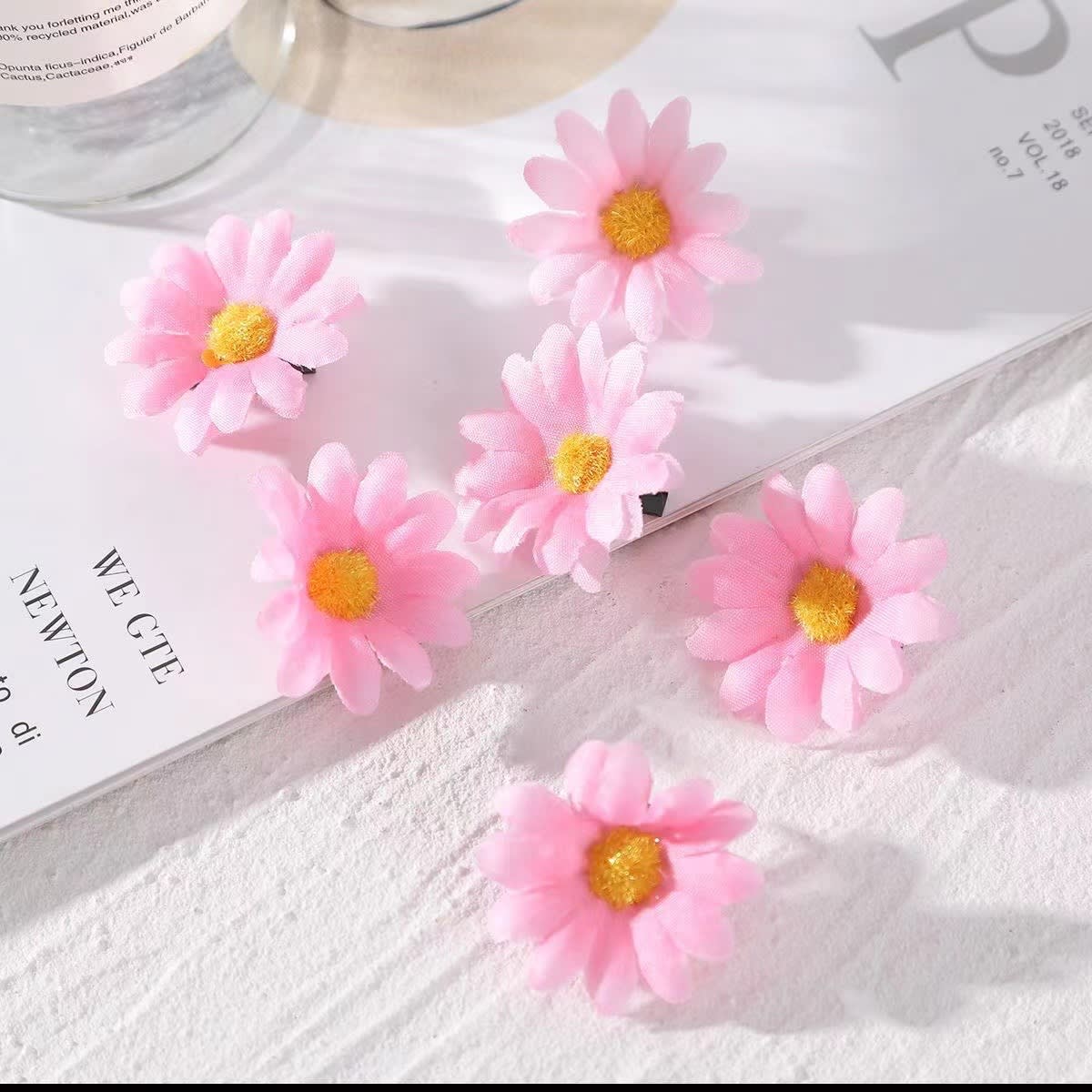 Creative Simulation Sunflower Hair Clip view 8
