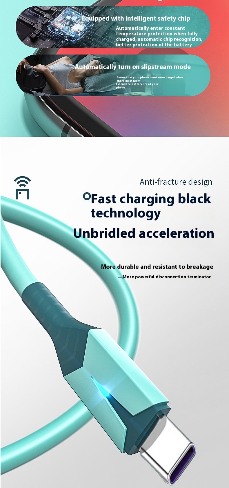Liquid Flexible Glue With Light Mobile Phone Charging Fast Charge Data Cable view 8
