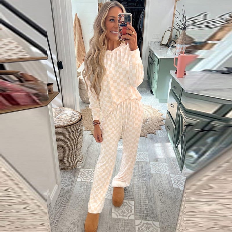 Autumn New Long Sleeve Two-piece Women's European And American view 4
