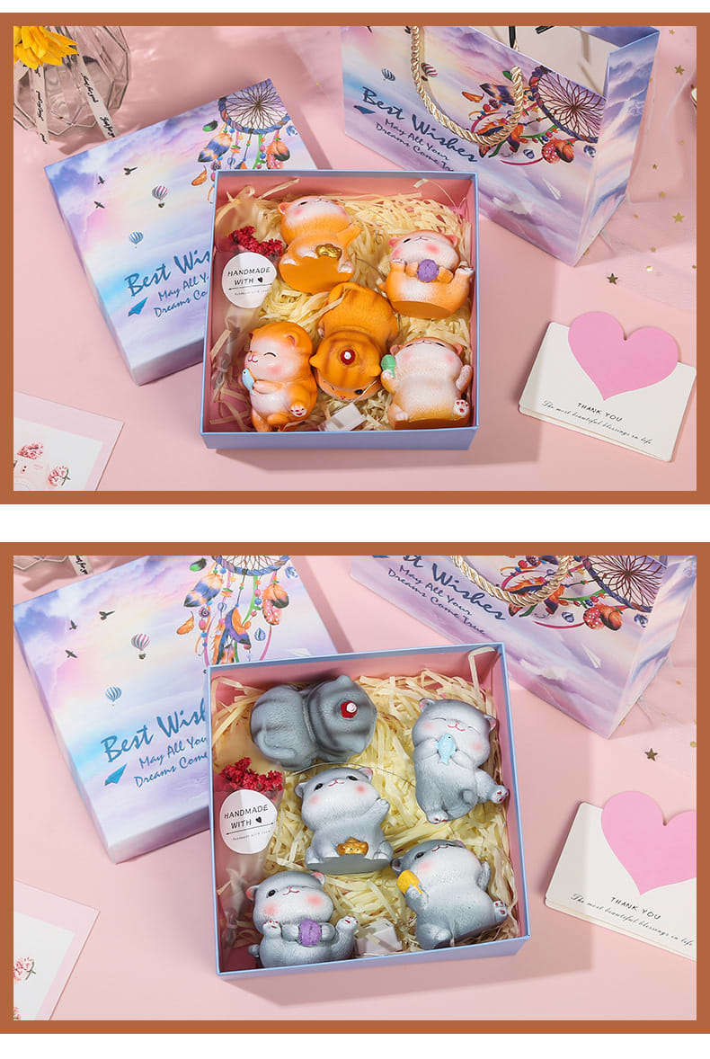 Cartoon Cute Cat Children's Room Cute Resin Decorations view 22
