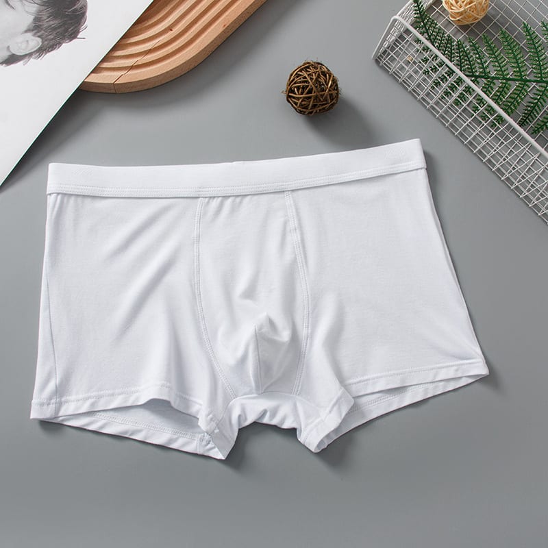 Light-colored Youth White Underwear Men's Boxer