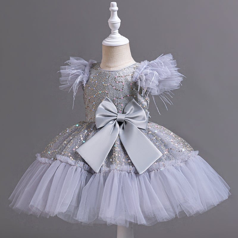 Flower Children's Clothing Children's Wedding Dress Tulle Skirt Summer view 8