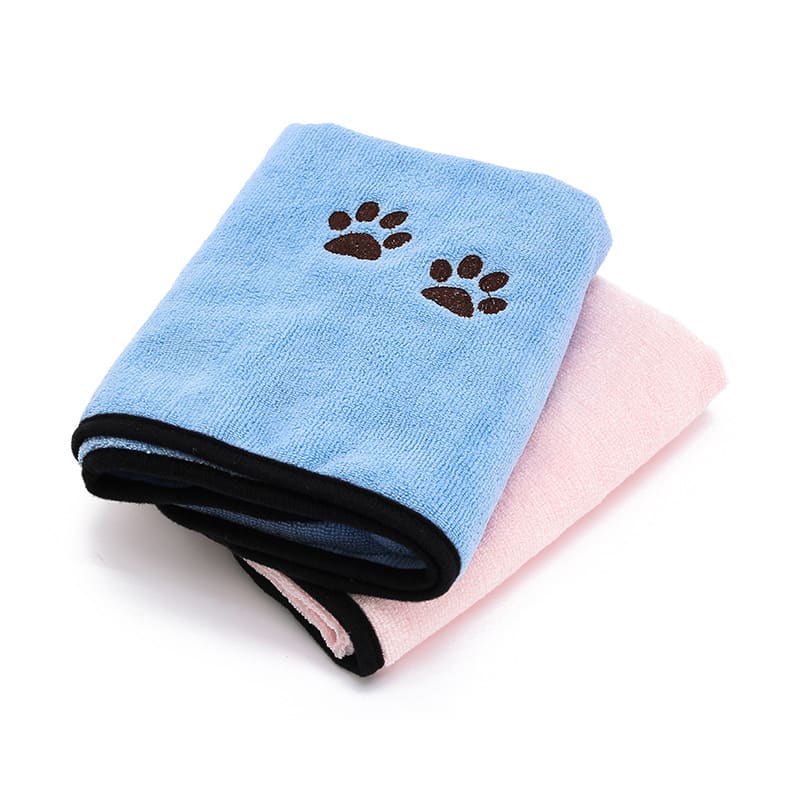Solid Color Printed Microfiber Pet Towel view 6