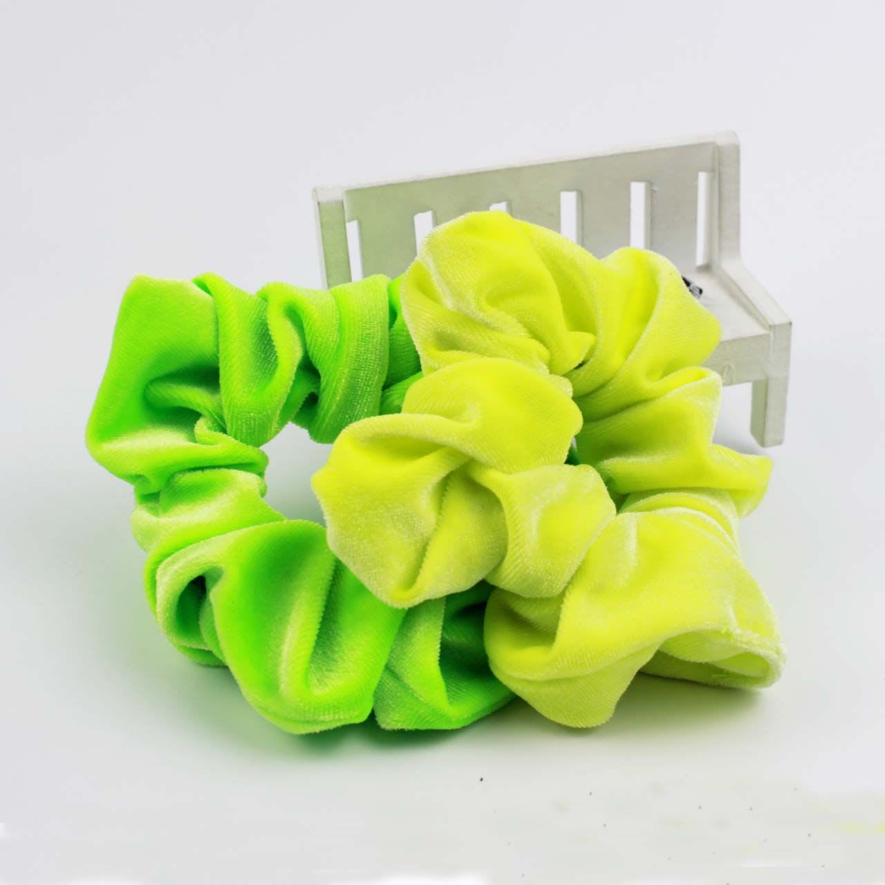 Fluorescent Color Updo Hair Ring Women's Flannel view 1
