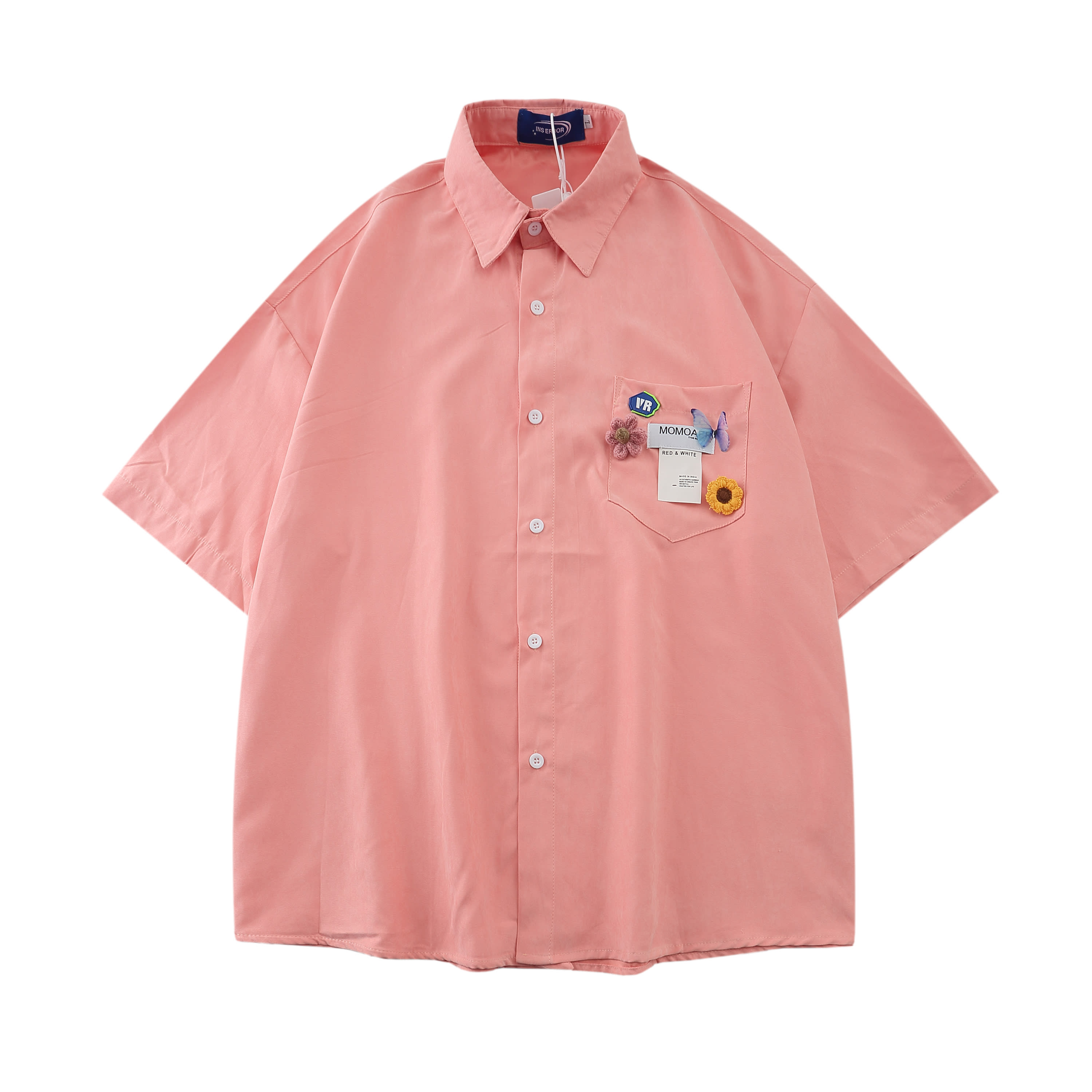 Women's Summer Letter Printed Short Sleeved Shirt view 2