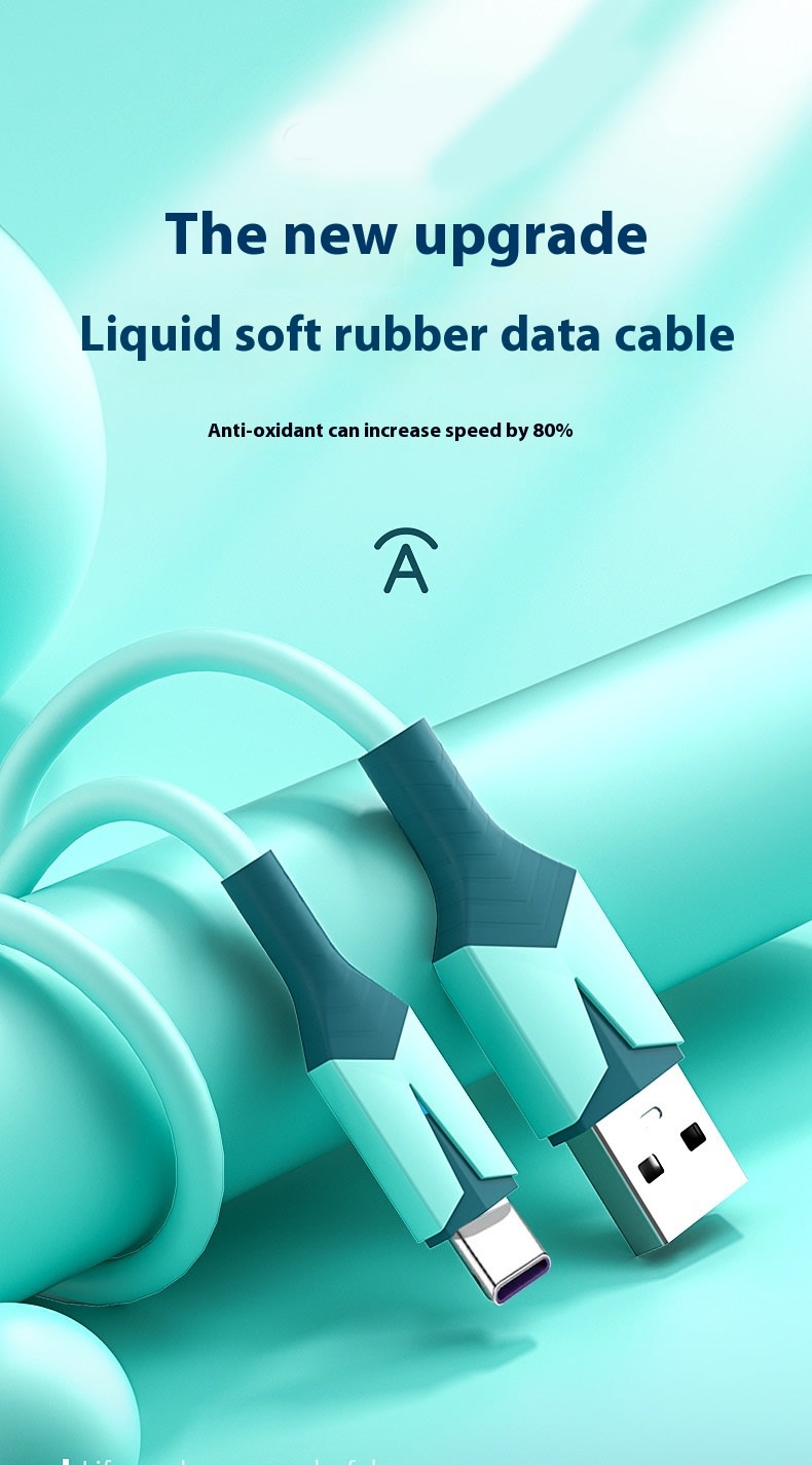 Liquid Flexible Glue With Light Mobile Phone Charging Fast Charge Data Cable view 3