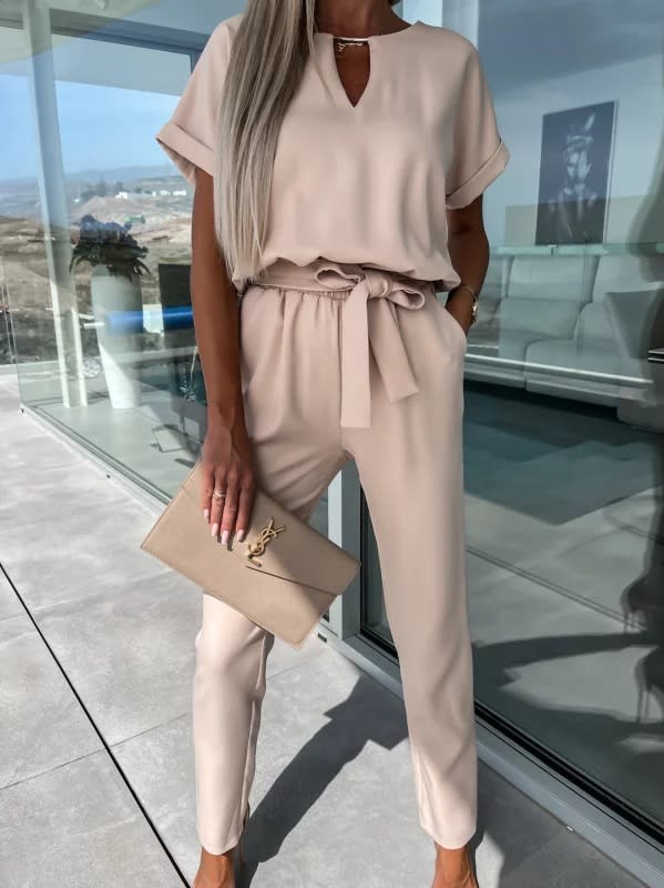 Casual Suit Independent Station Fashion Solid Color Jumpsuit view 3