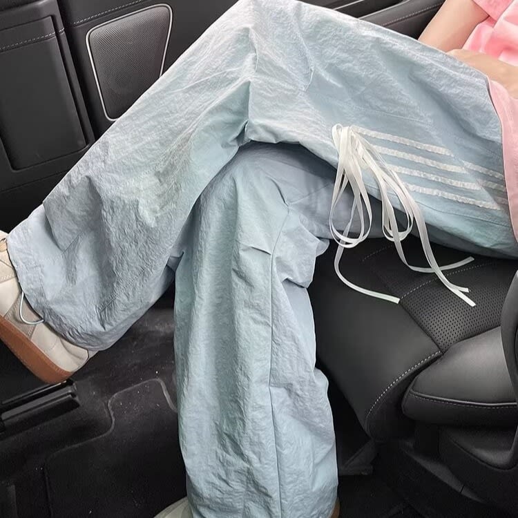 Quick-drying Three-bar Pants Niche Straight Loose Casual Sports Pants view 5