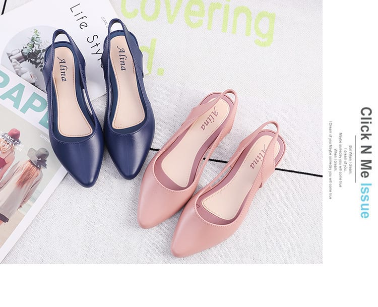 Fashion Casual Sandals Women's Low-cut Plastic Flat Sandals view 12