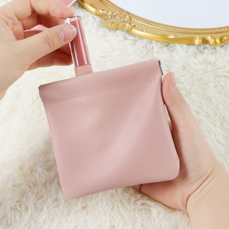 Storage Bag Lipstick Cosmetic Bag Mini Charger Automatic Closing view 4