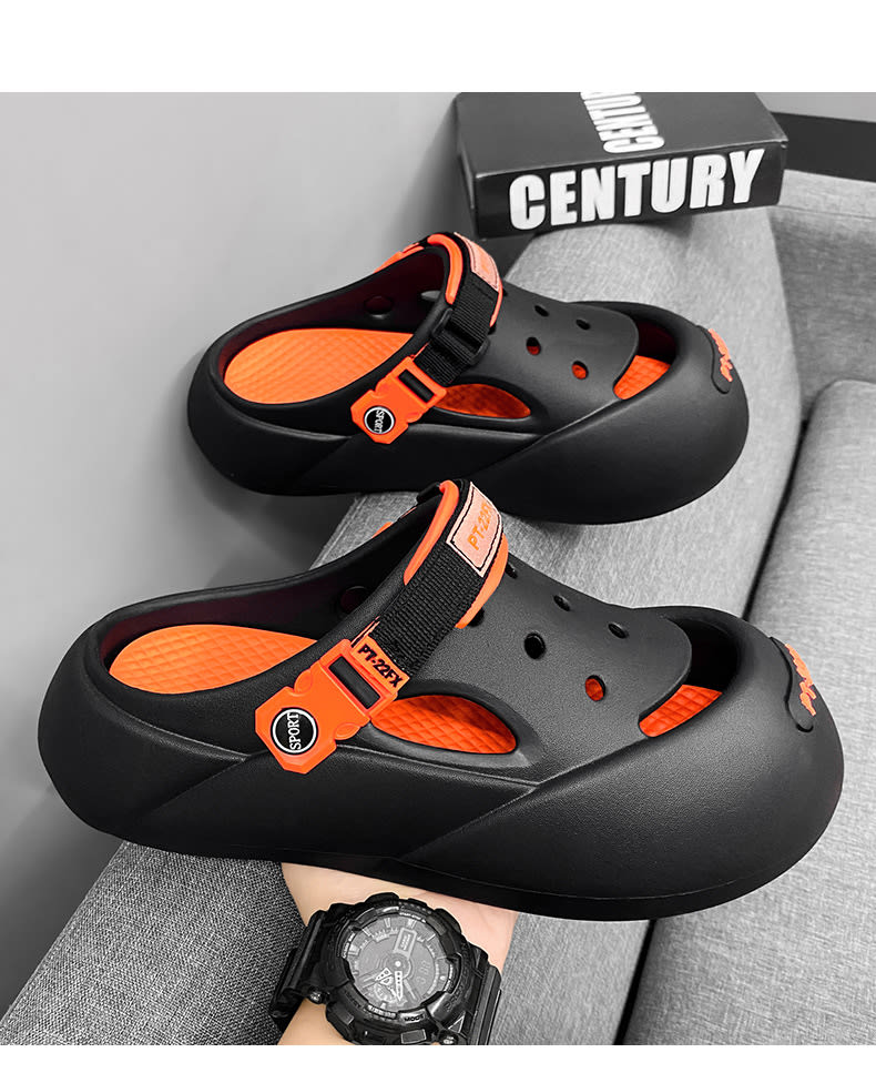 Men's Outerwear Casual Trend Color Matching Slippers view 15