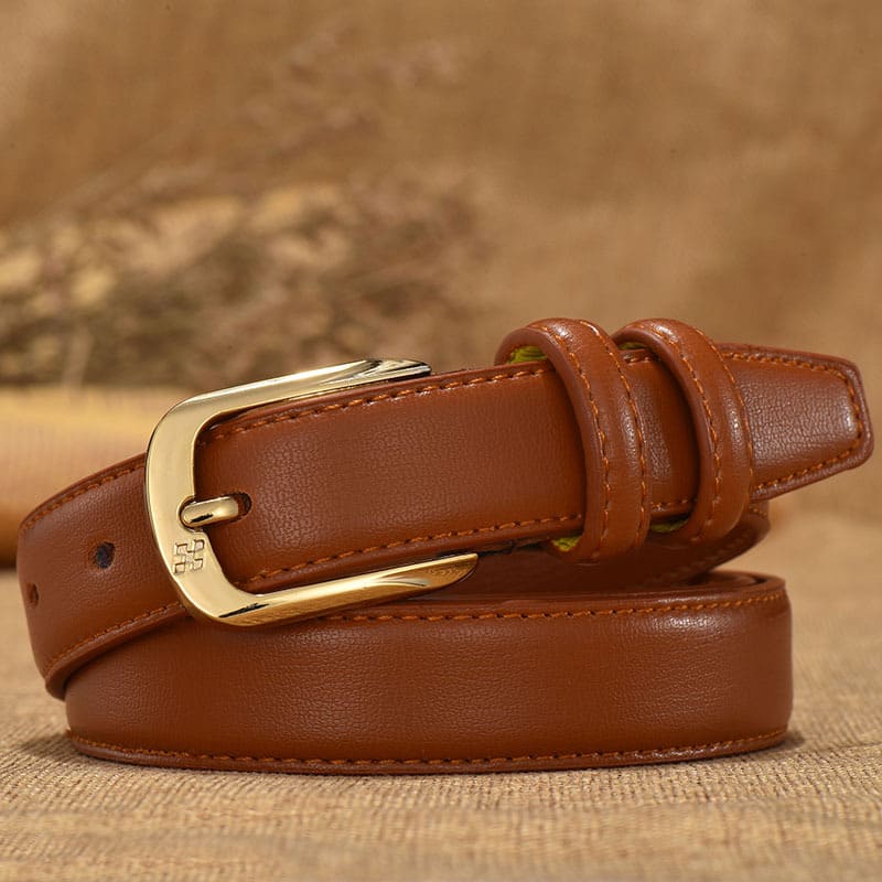 Retro Women's Fashion Double Ring Buckle Waist Seal view 3