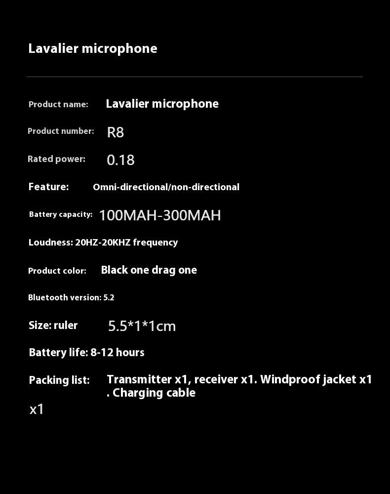 Wireless Microphone Bluetooth Accompaniment Comes With Reverb view 8