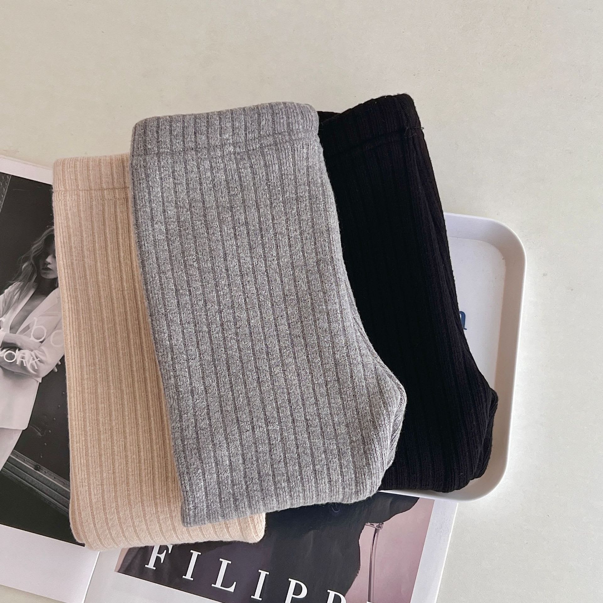 All-matching Warm Outerwear Leggings Fleece-lined Thick view 9