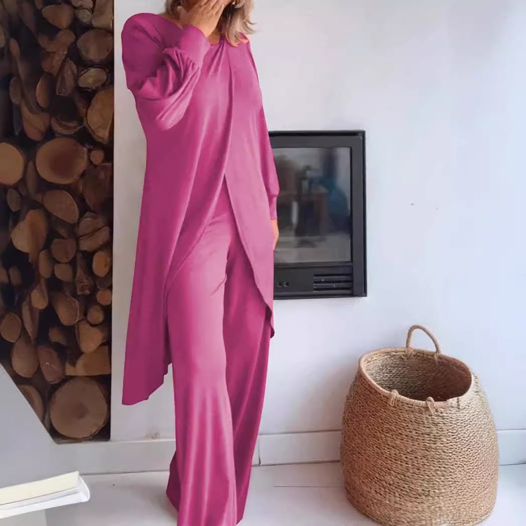 European And American Fashion Women's Wear Zigong NI Top And Trousers Suit view 1