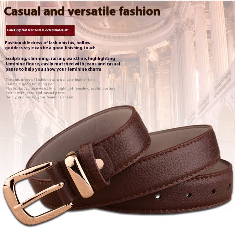 Women's Paint Alloy Buckle Pant Belt view 29