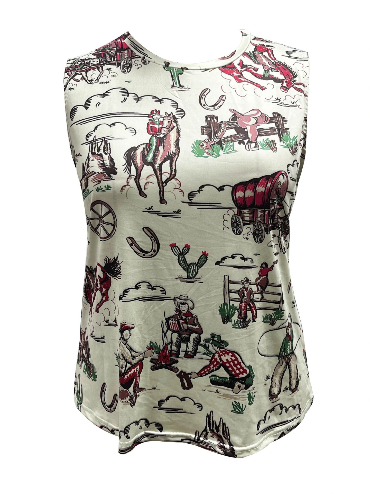 Women's Vest Women's Western Style Summer Digital view 37