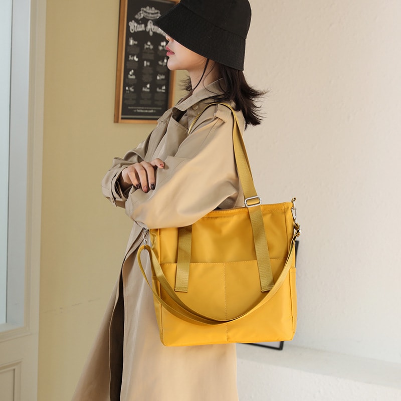 Oxford Cloth Shoulder Bag Large Capacity Casual Tote Bag view 7