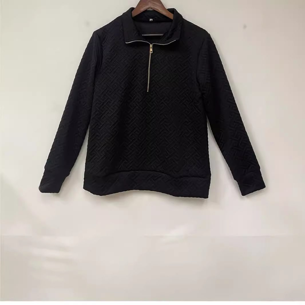 Women's Zipper Fashion Solid Color Hoodie view 5