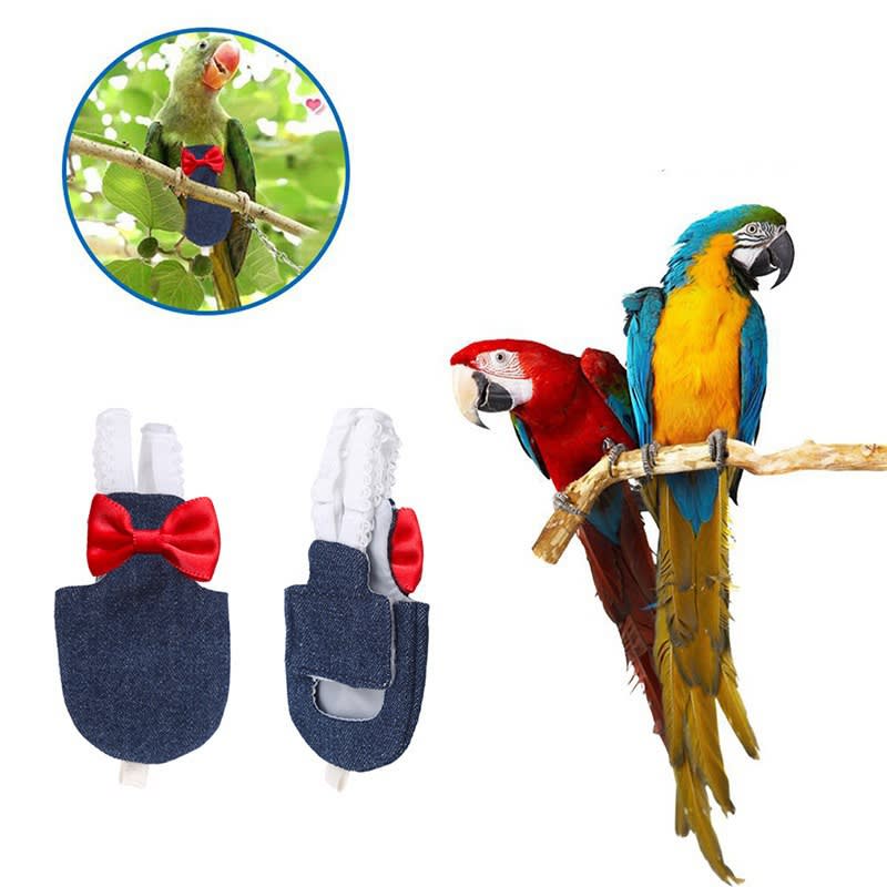Parrot Baby Diapers Large And Medium Size Pet Bird Clothes view 4