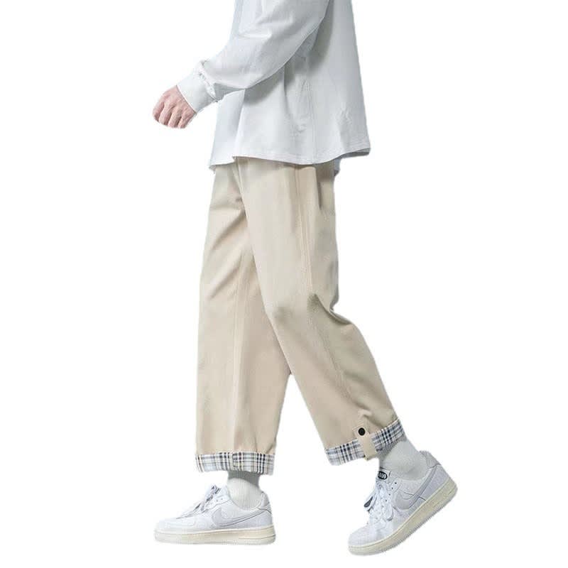 Thin Trendy Loose Wide Leg Straight Sports Men's Casual Pants view 4