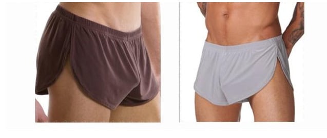 Men's Underwear Silky Round Edge Sports Underwear Home Shorts view 7