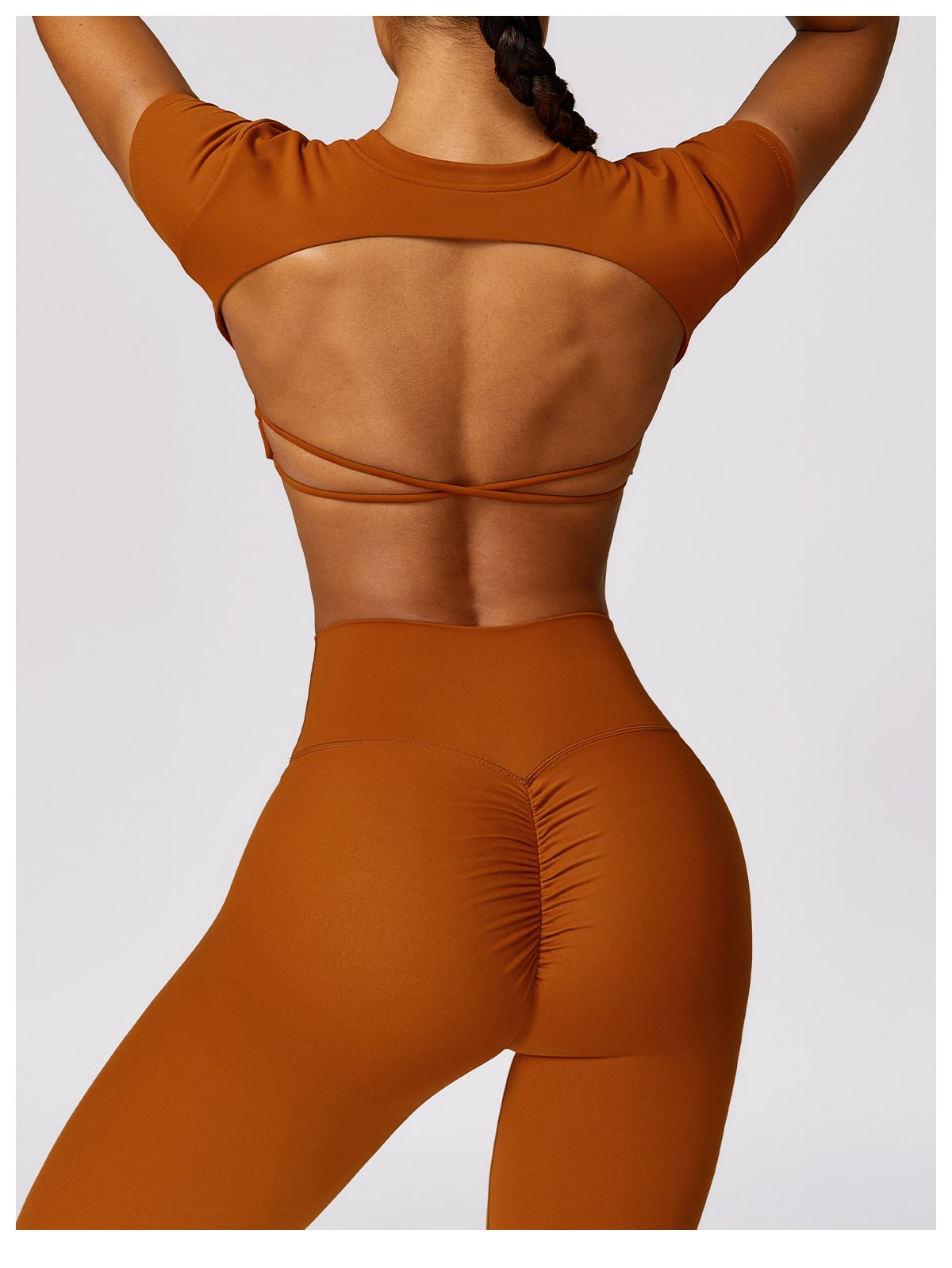 Women's Brushed Back Skinny Running Sports Outerwear Quick-drying Workout Clothes Suit view 7