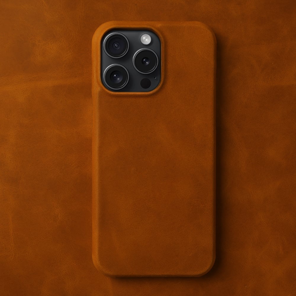 Applicable Crazy Horse Pattern Leather Phone Case view 4