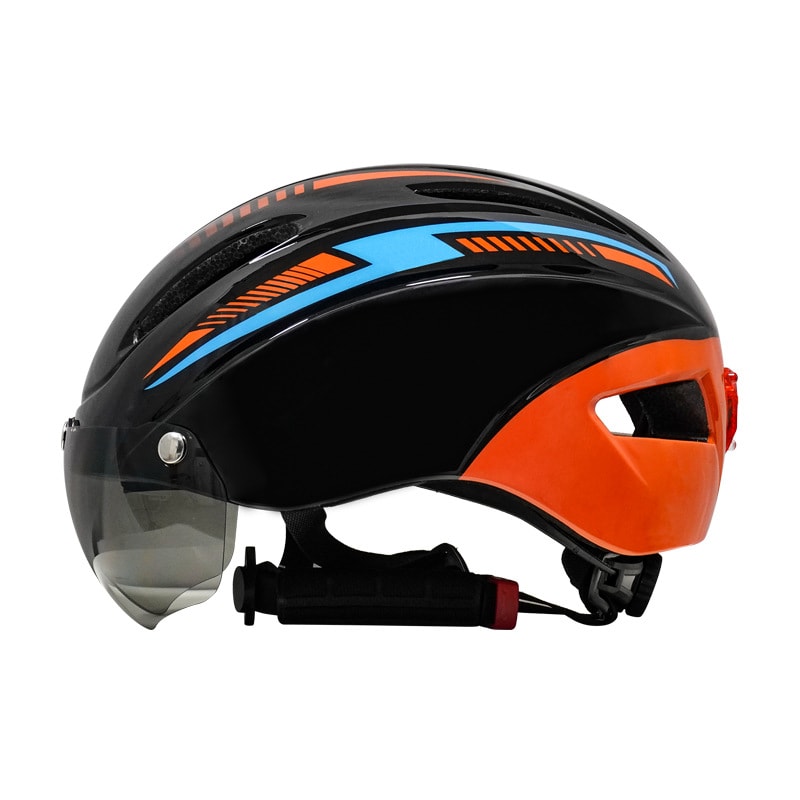 Bicycle Helmet Riding Helmet Sports Helmet Goggles Riding Helmet Restraint Taillight view 10