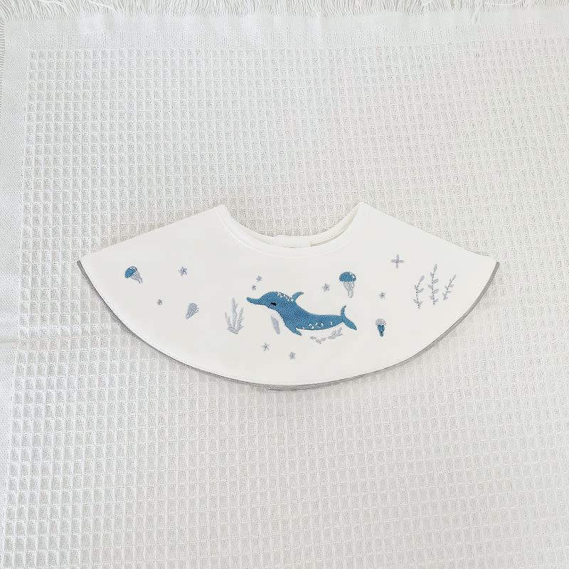 Baby Pure Cotton Bib Waterproof Vomit Milk view 5