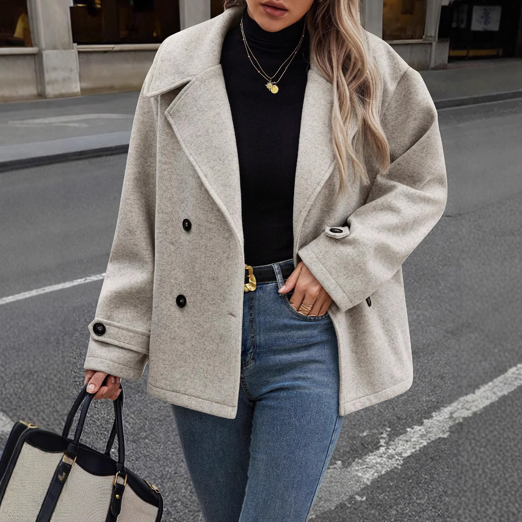 Autumn And Winter New All-matchloose Coat view 4