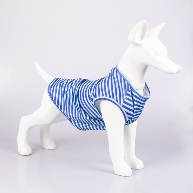 Pet Vest Comfortable Breathable Stripes Vest Dog Clothes view 8