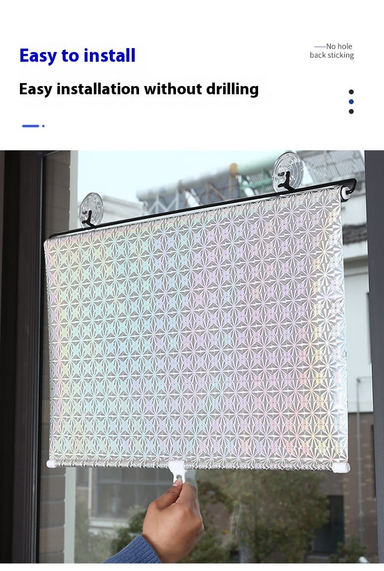 Household Window Sun Protection Punch-free Shading Balcony Shutter view 21