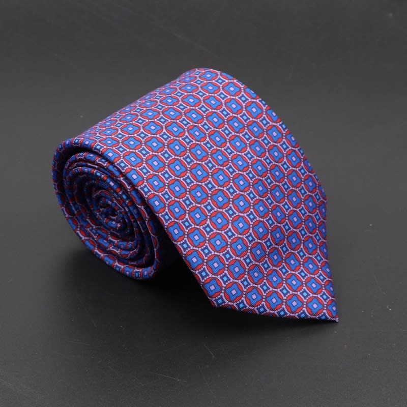 Super Soft Bohemian Silk Ties Men's Fashion 75mm Necktie view 40