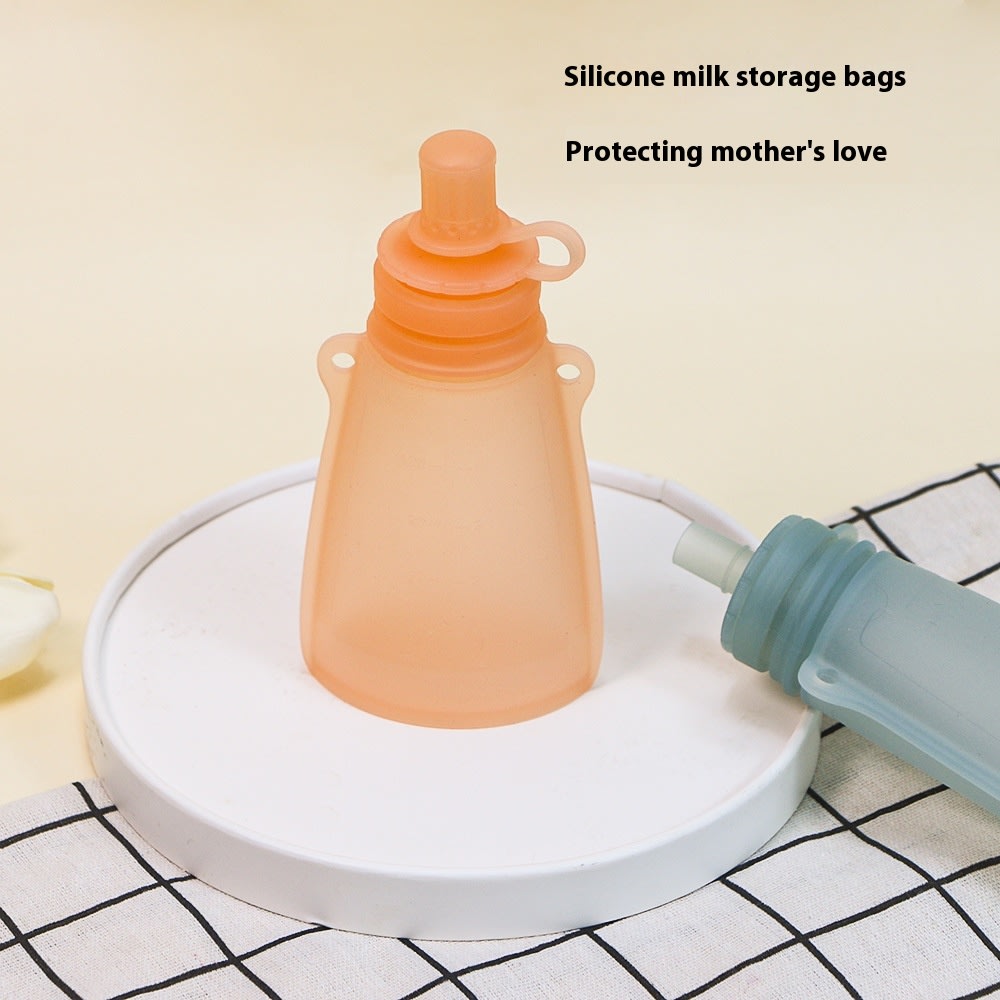 Portable Household Silicone Breast Milk Preservation Bag view 6