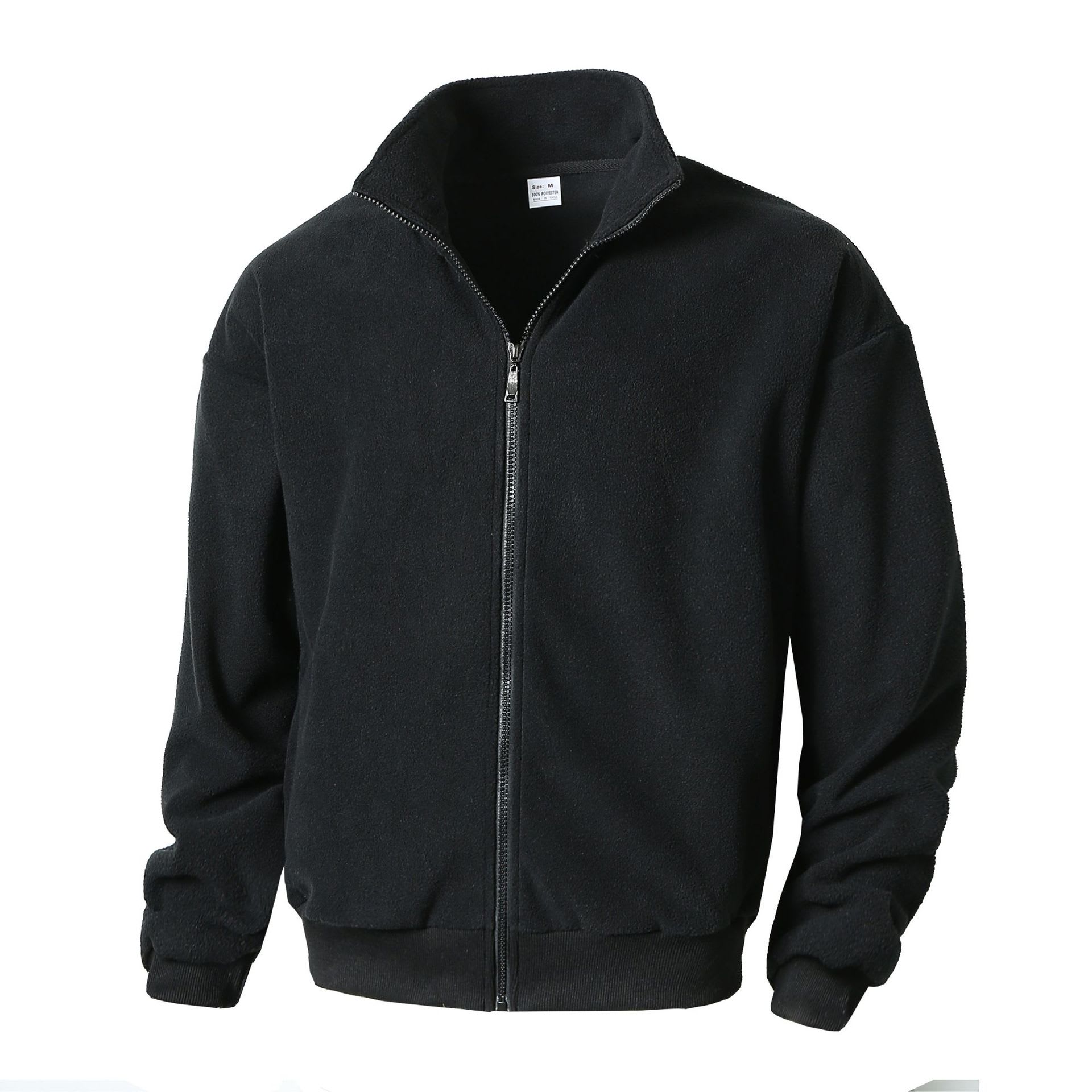 Slim Fit Round Neck Long Sleeves Stand Collar Cardigan Personalized European And American Style view 8