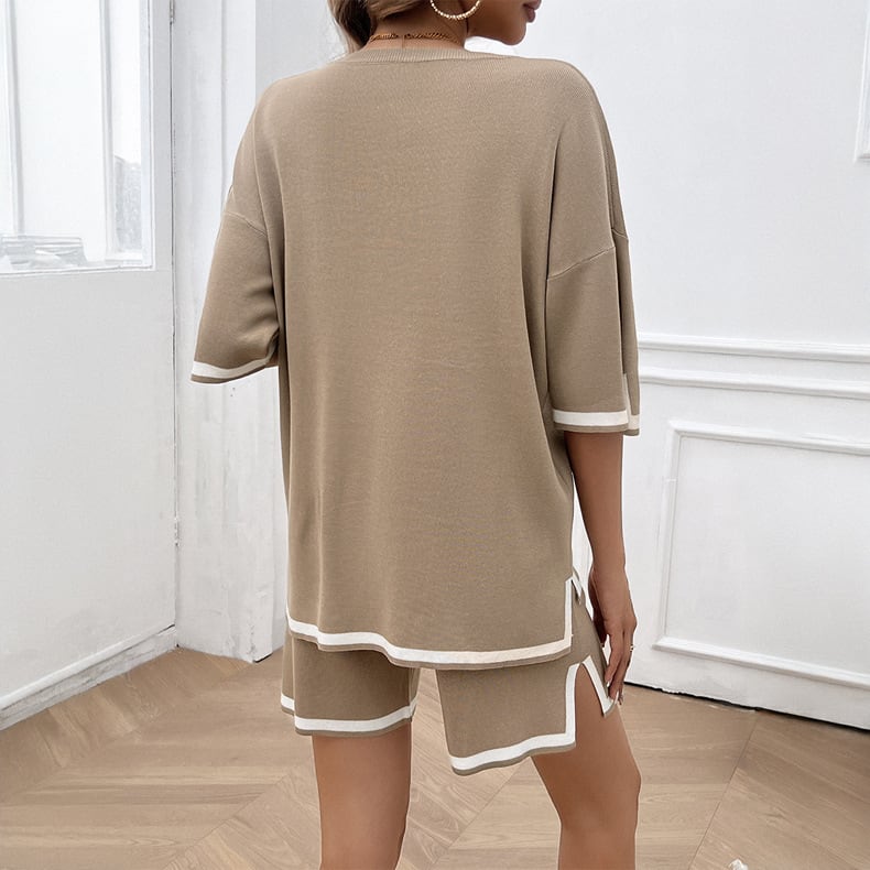 Round Neck Temperament Leisure Sweater Suit view 8