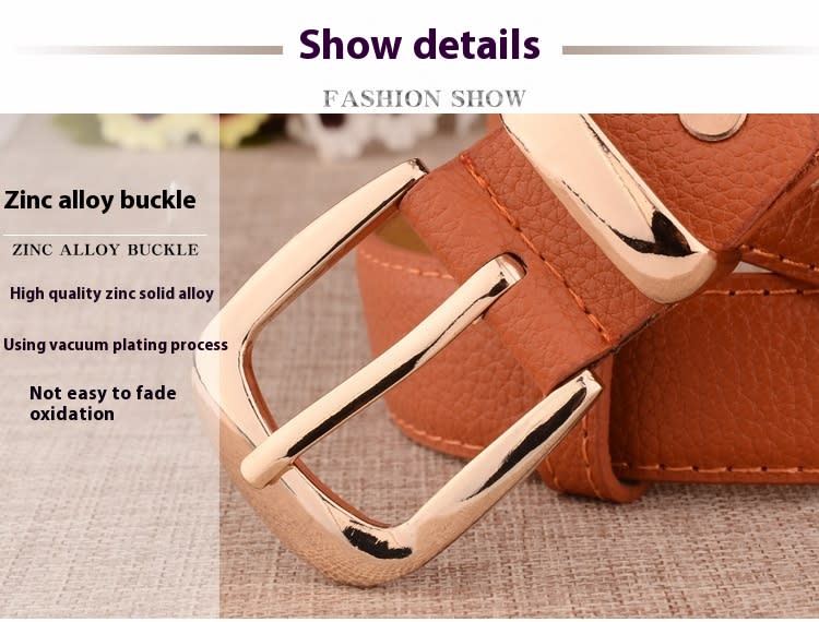 Women's Paint Alloy Buckle Pant Belt view 9