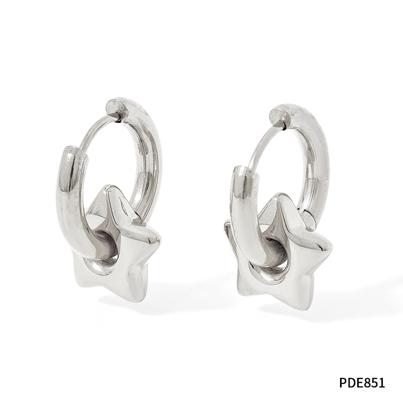 XINGX Earrings Stainless Steel Glossy Earrings view 20