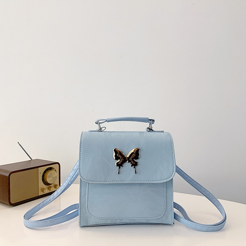 Butterfly Handbag Shoulder Casual Small Square Bag view 5