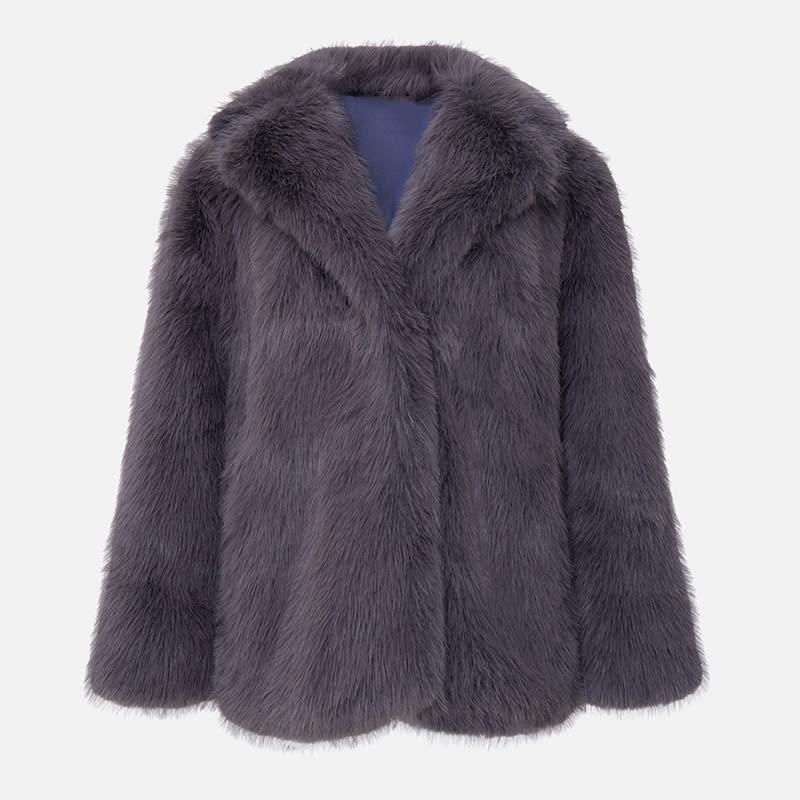 Artificial Fur Warm Coat Thick Coat Women view 4