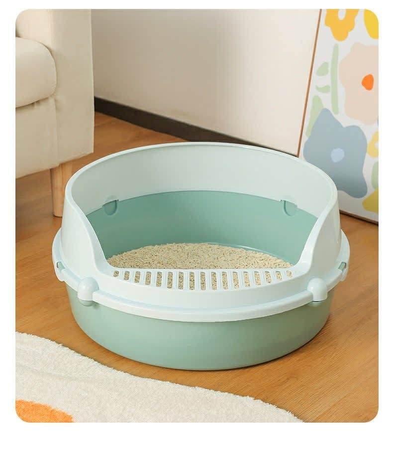 Anti-splash Semi Closed Litter Box view 13