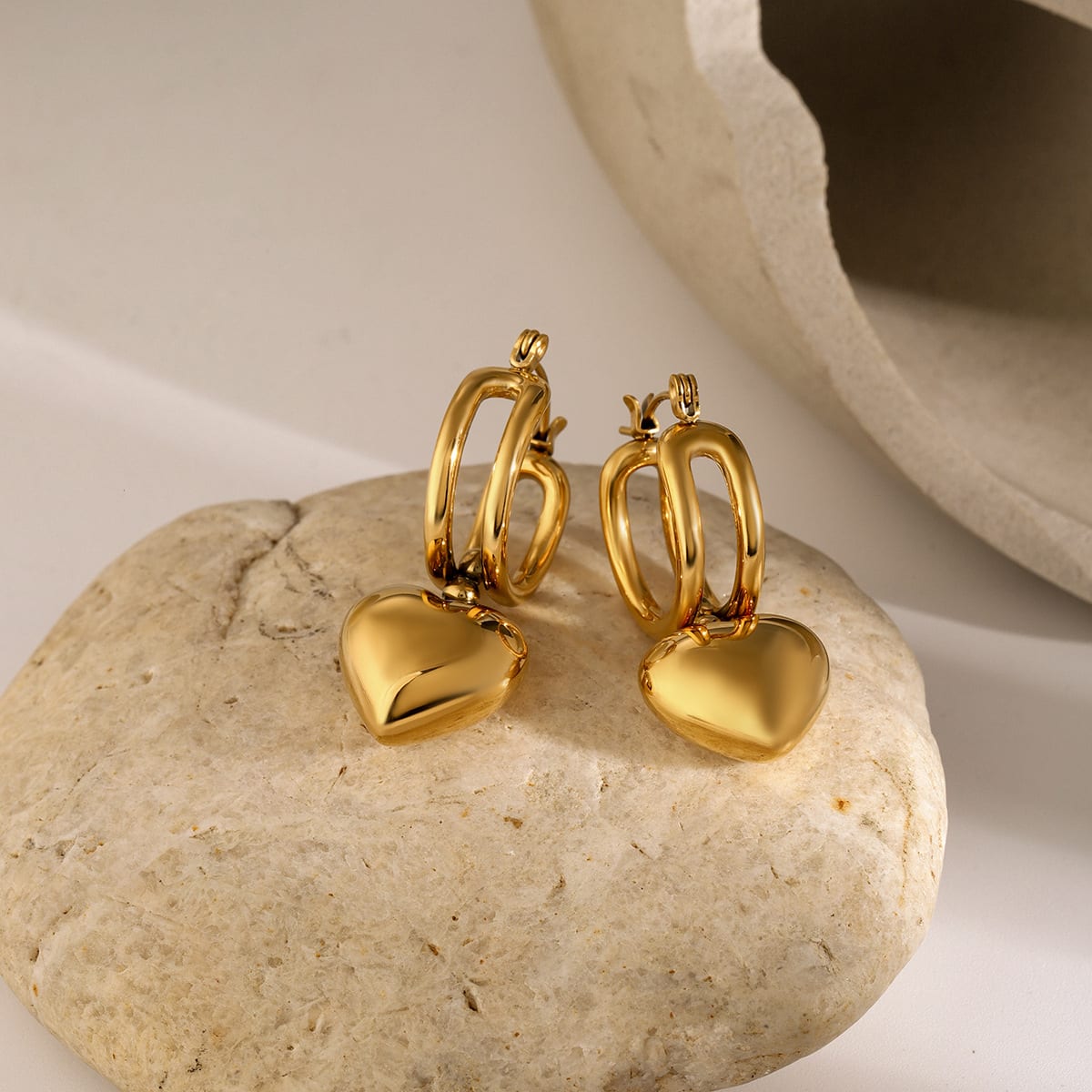 Audrey Gold Earrings view 12