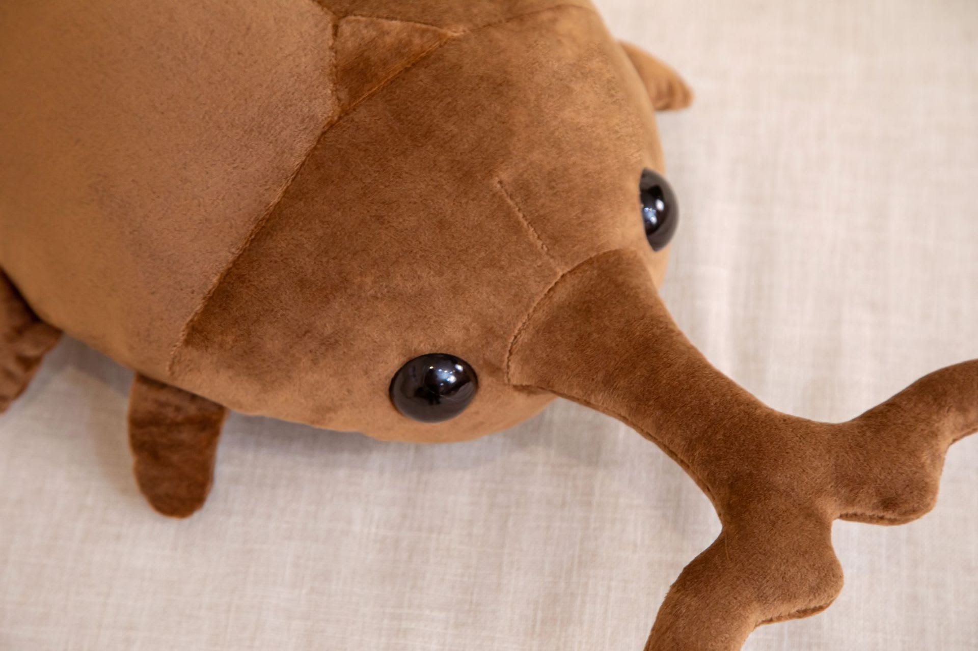 Insect Series Plush Toy Pillow Bug Japanese Rhinoceros Beetle Giraffe Shovel Large Doll view 13