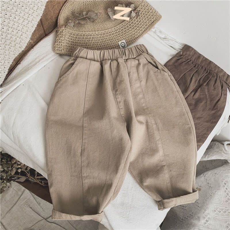 Children's Line-pressing Casual Pants Boys And Girls Baby Pants Spring And Autumn Clothing view 6